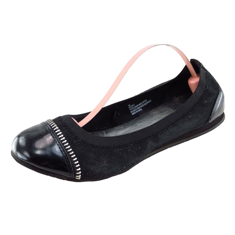 Seychelles Women Sz 8 M Black Ballet Fabric Shoes‎ Beverly